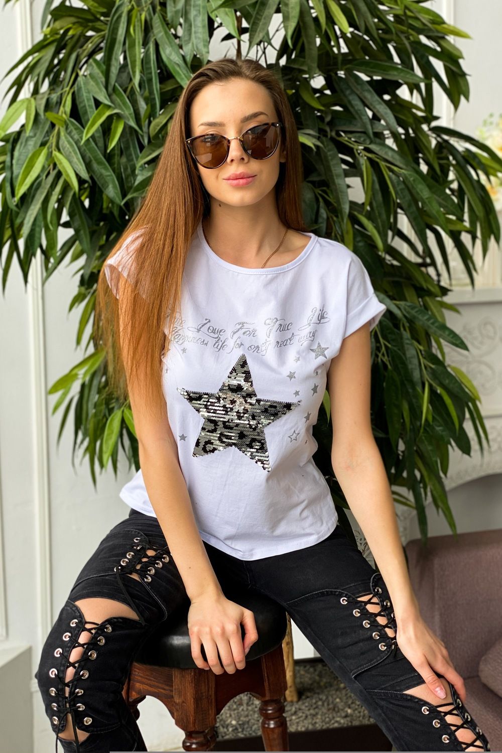 Футболка 7152 - белый