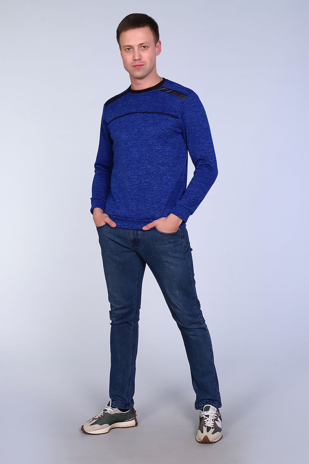 Джемпер 52270 - васильковый