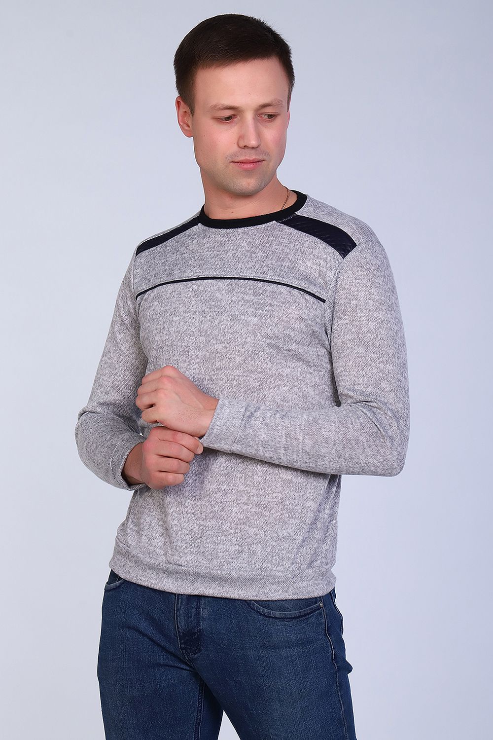 Джемпер 52270 - светло-серый