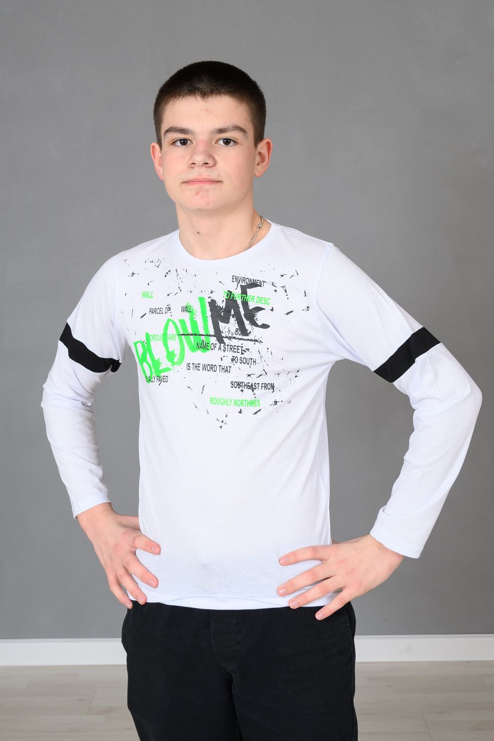 Футболка 83020 подростковая - белый