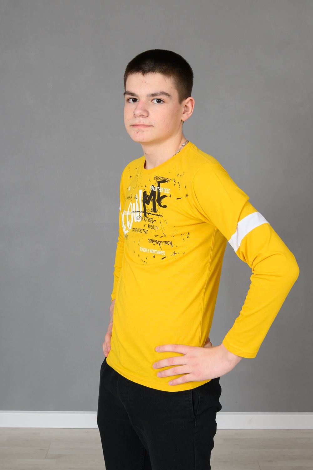 Футболка 83020 подростковая - желтый