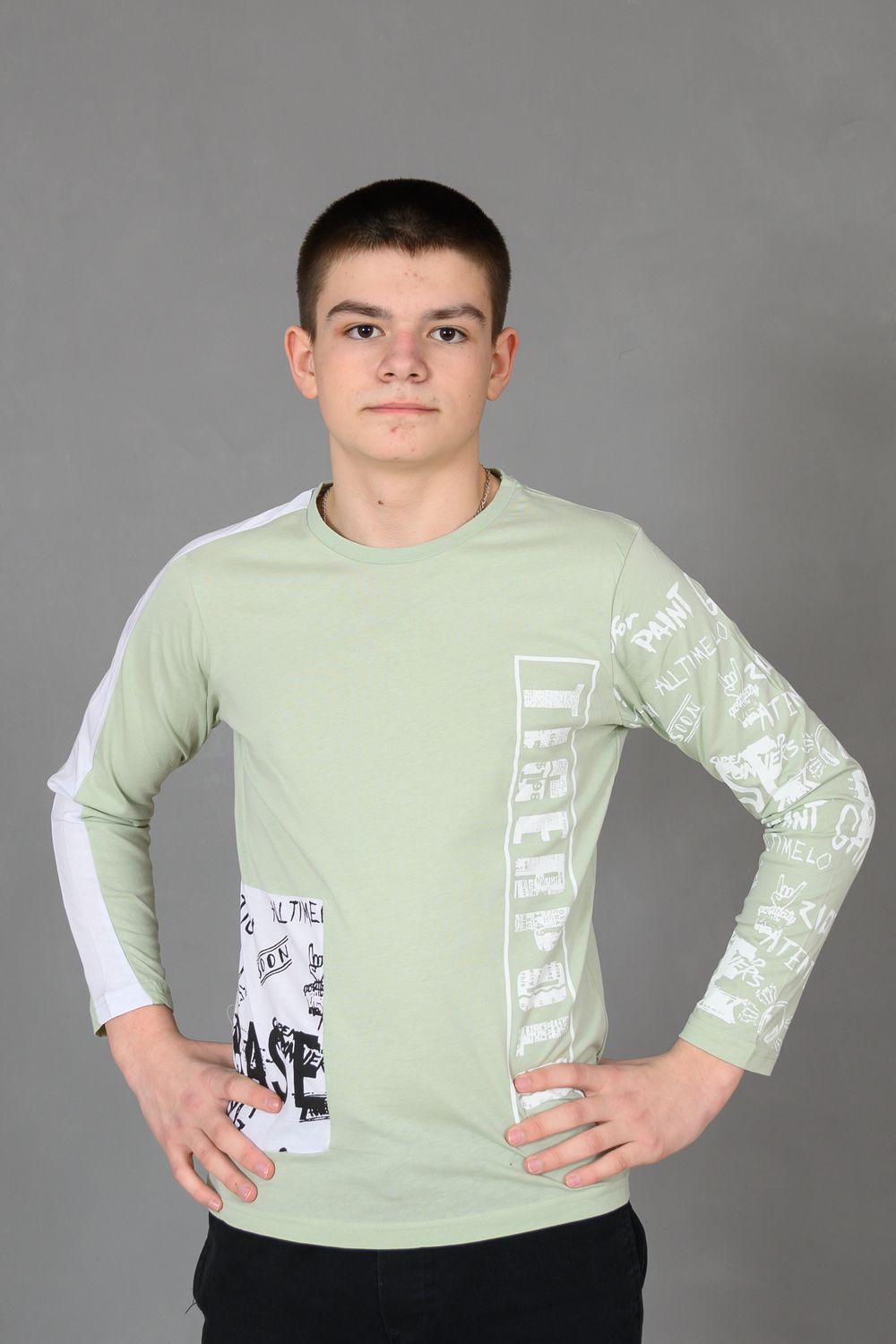 Футболка 83019 подростковая - ментол