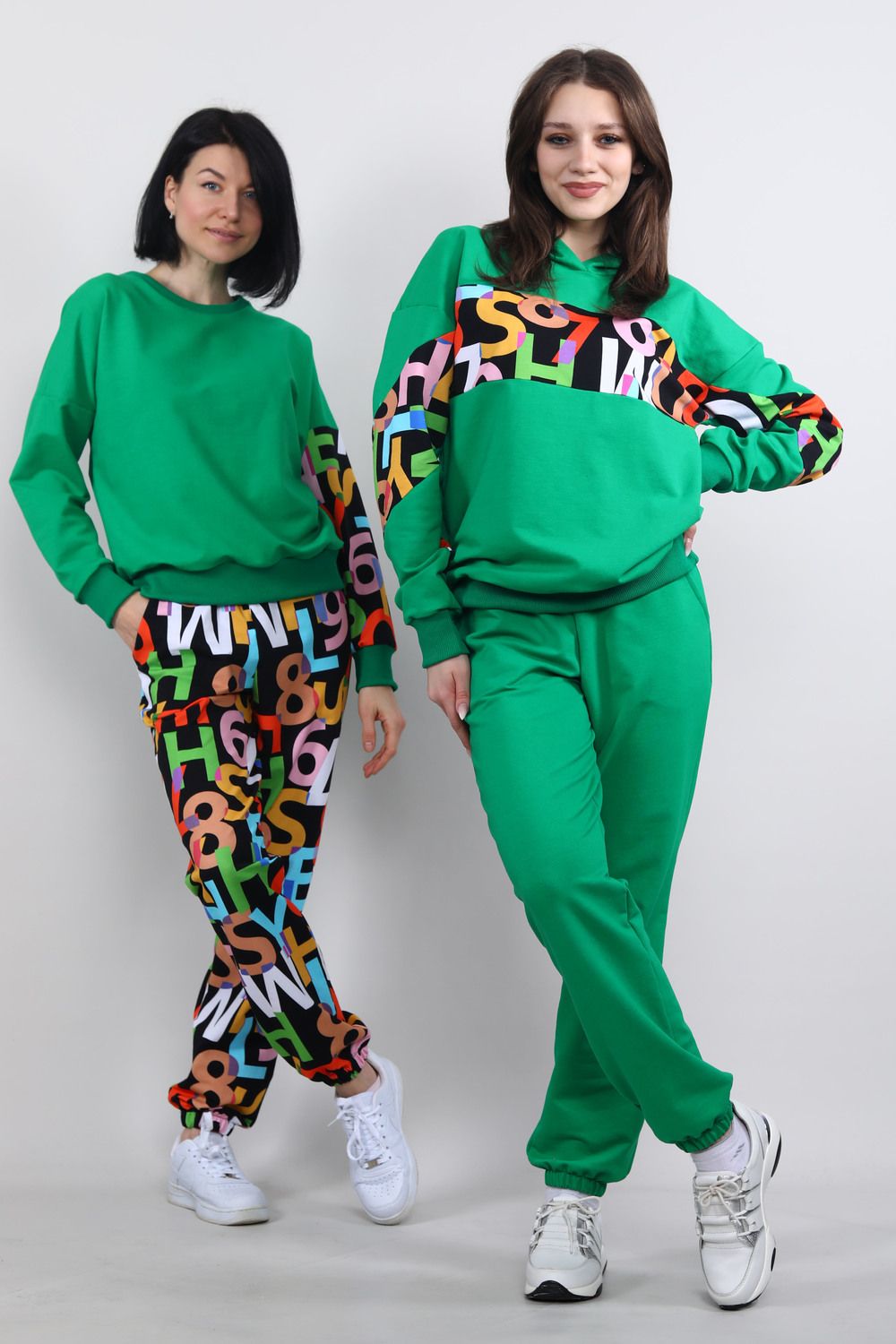 Толстовка 15458 - зеленый