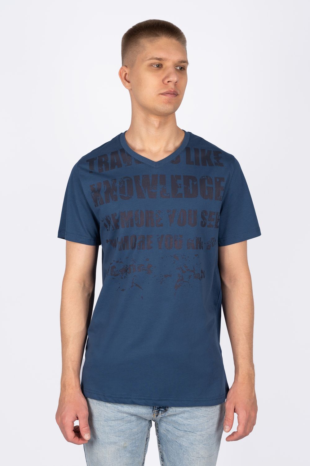 Футболка мужская 54200 - индиго