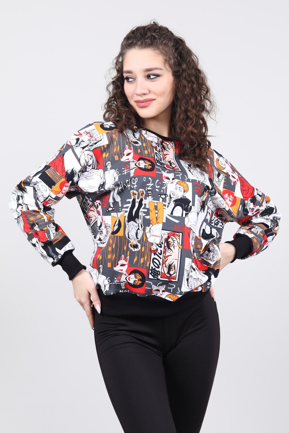 Толстовка 15425 - красный