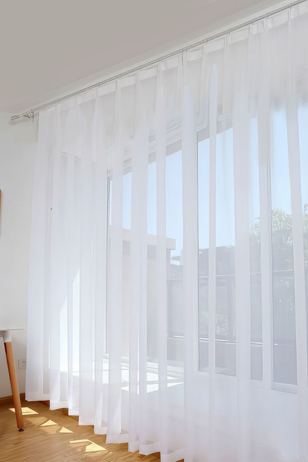 Тюль вуаль Bio-Line шириной 500см - белый