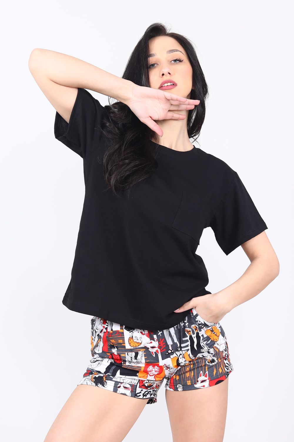 Пижама 15472 - черный