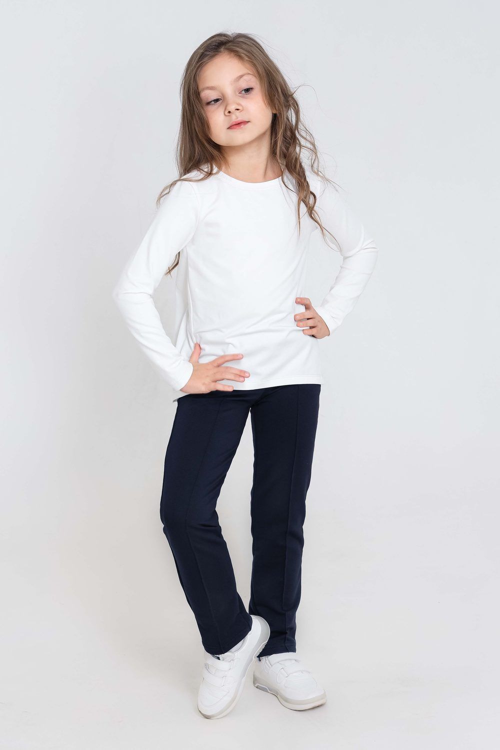 Лонгслив Ксю - белый