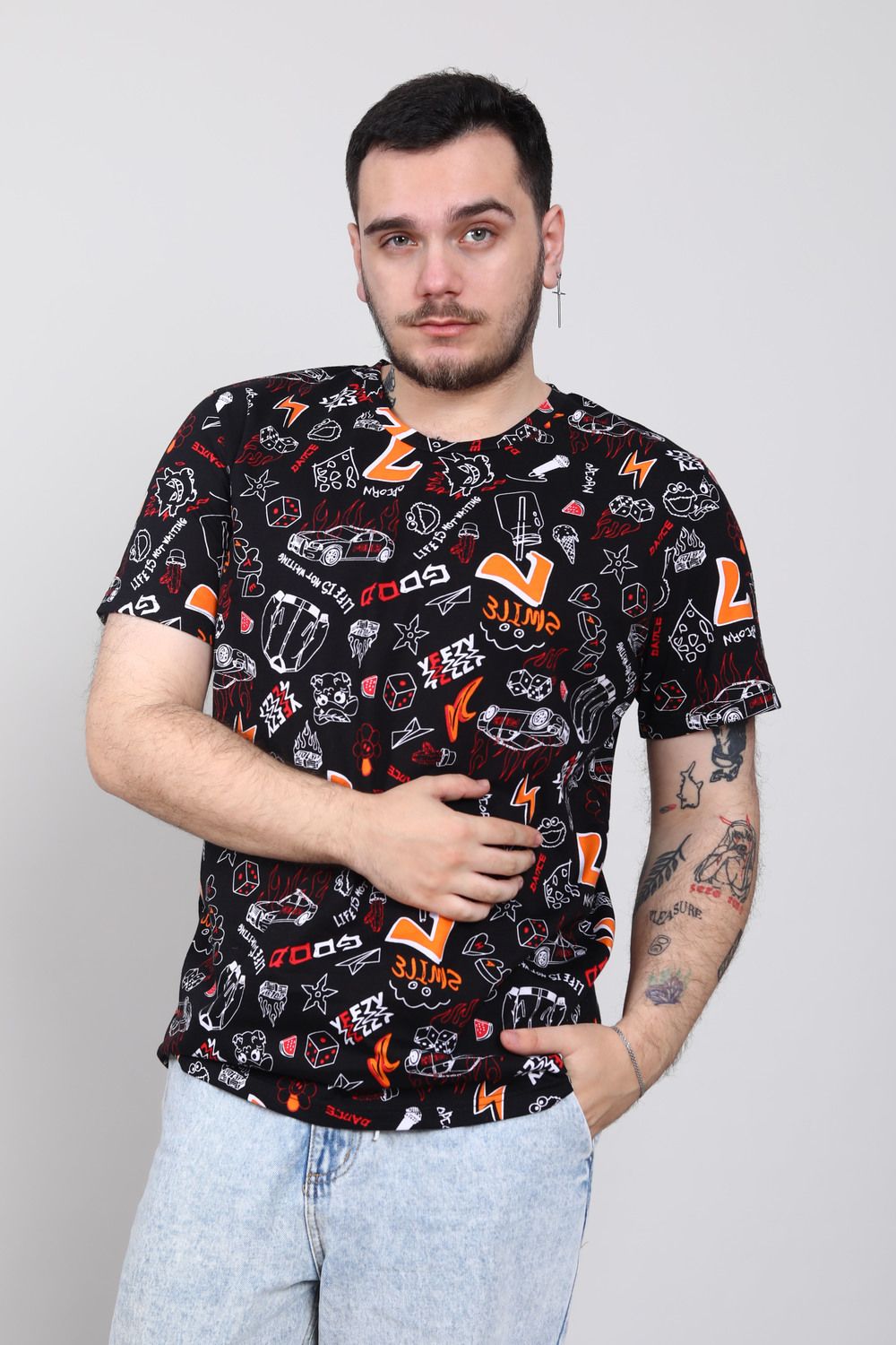 Футболка 88003 - черный