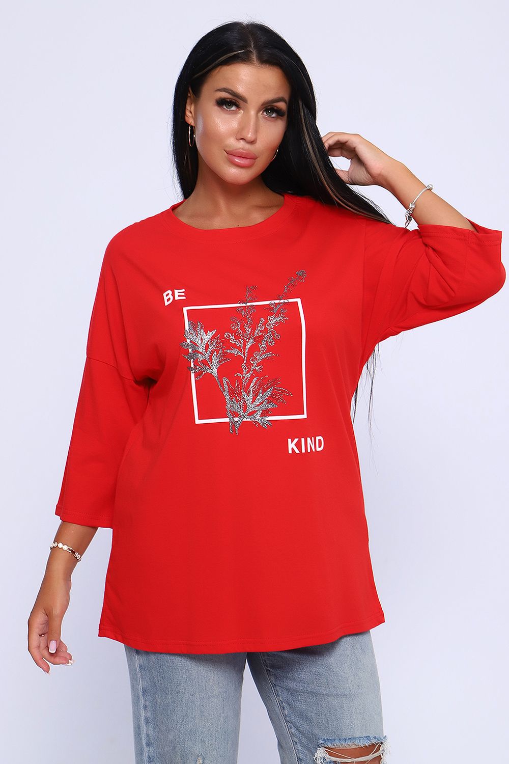 Туника 80020 - красный