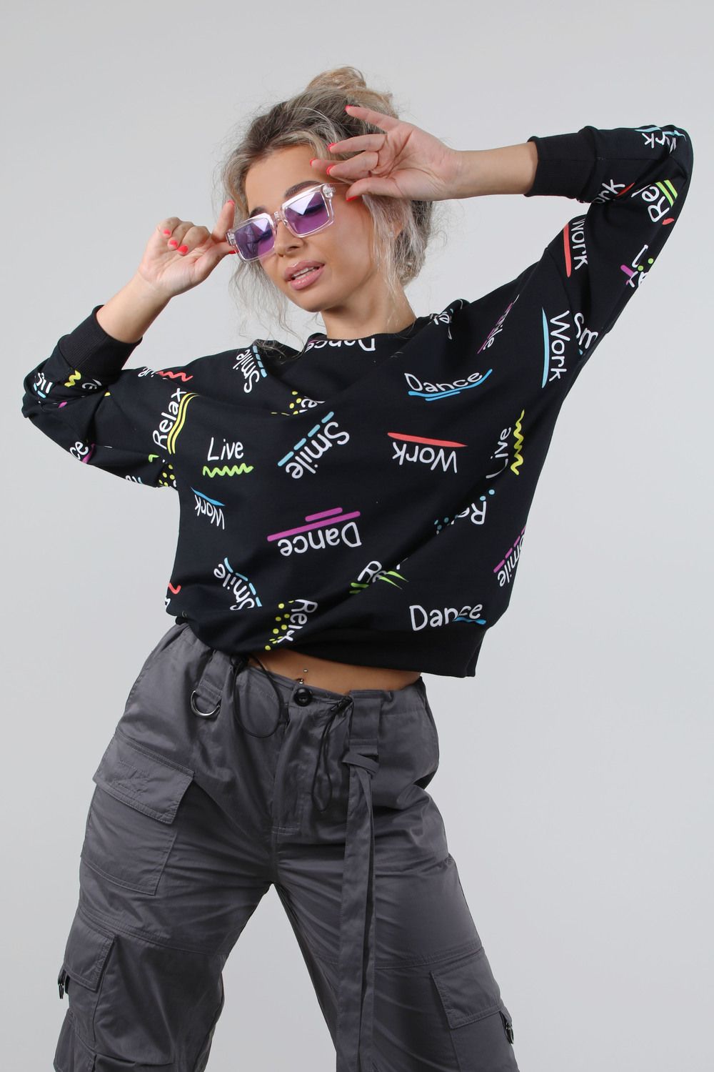 Толстовка 88019 - черный