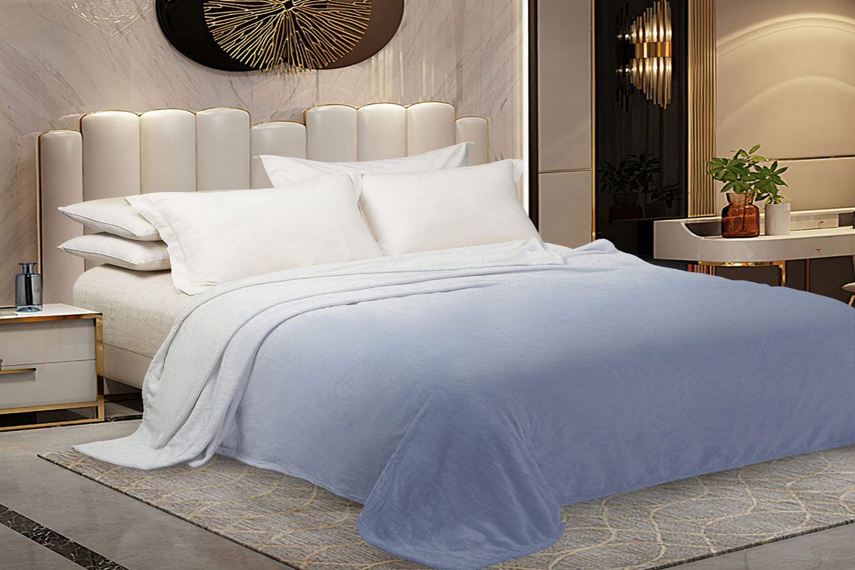 Плед Павлина Super Soft by DOMENICO MANETTY - серый