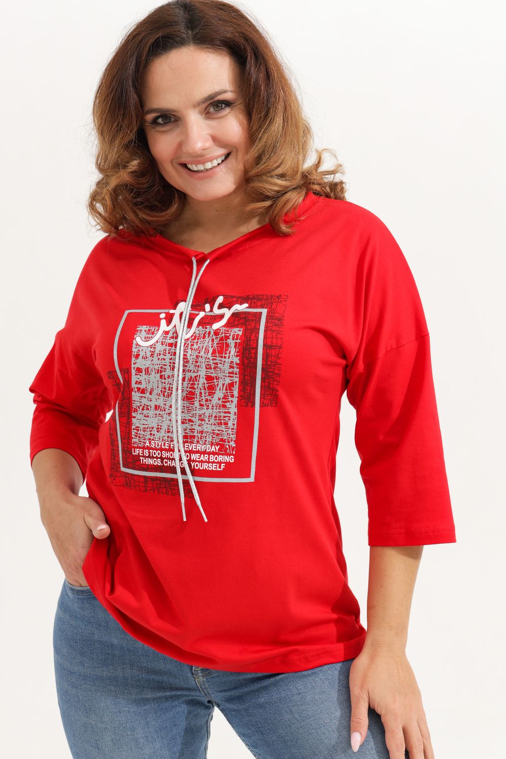 Футболка 50557 - красный