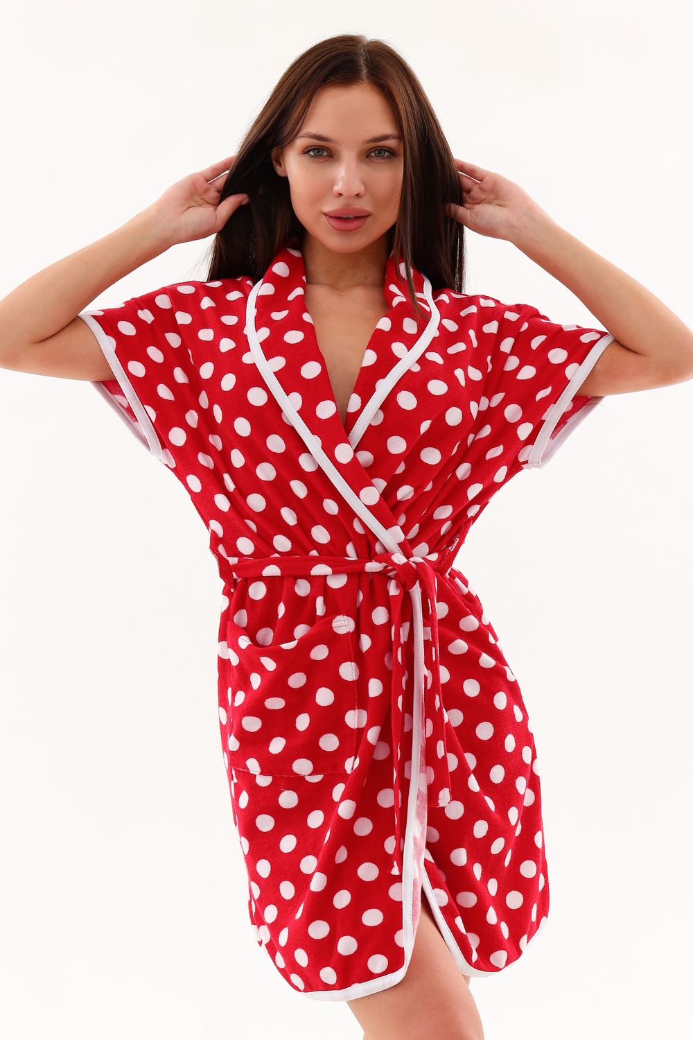 Халат 53525 - красный