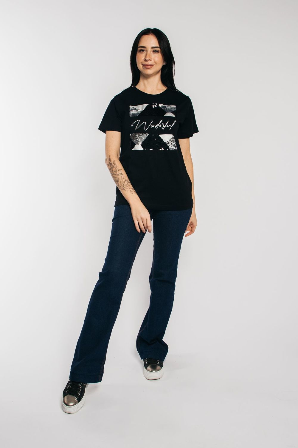 Футболка женская 53280 - черный