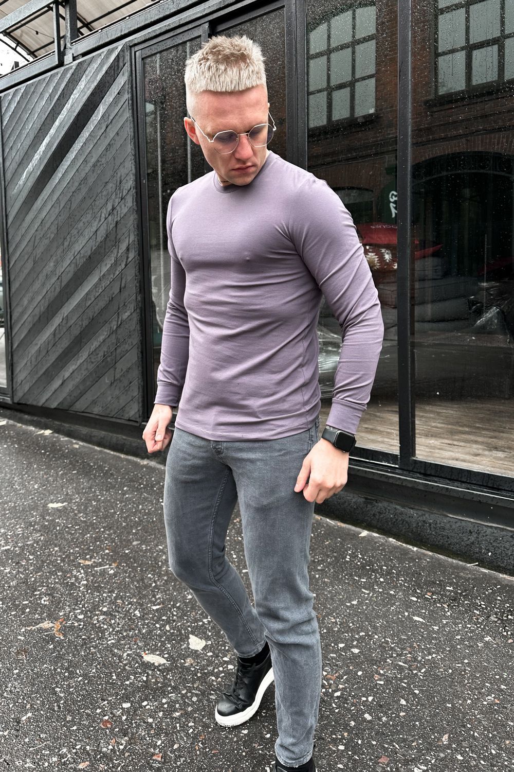 Лонгслив 36663 - фумэ