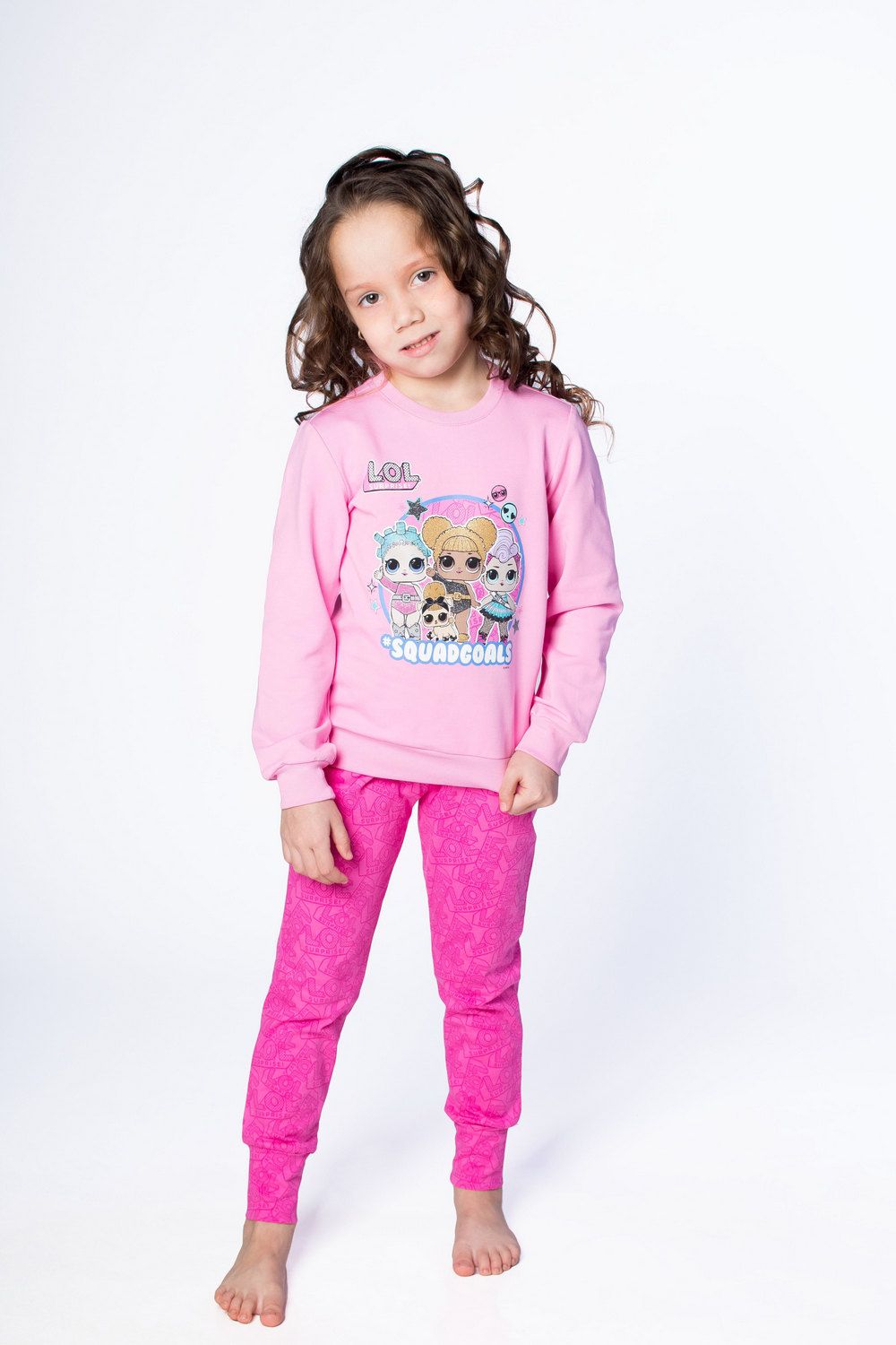 Свитшот 22710 детский LOL Surprise - розовый