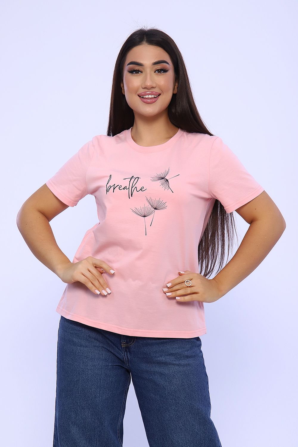 Футболка 55080 - розовый