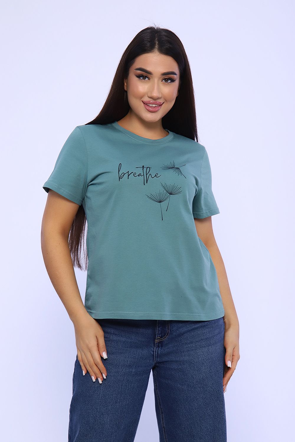 Футболка 55080 - светлый хаки