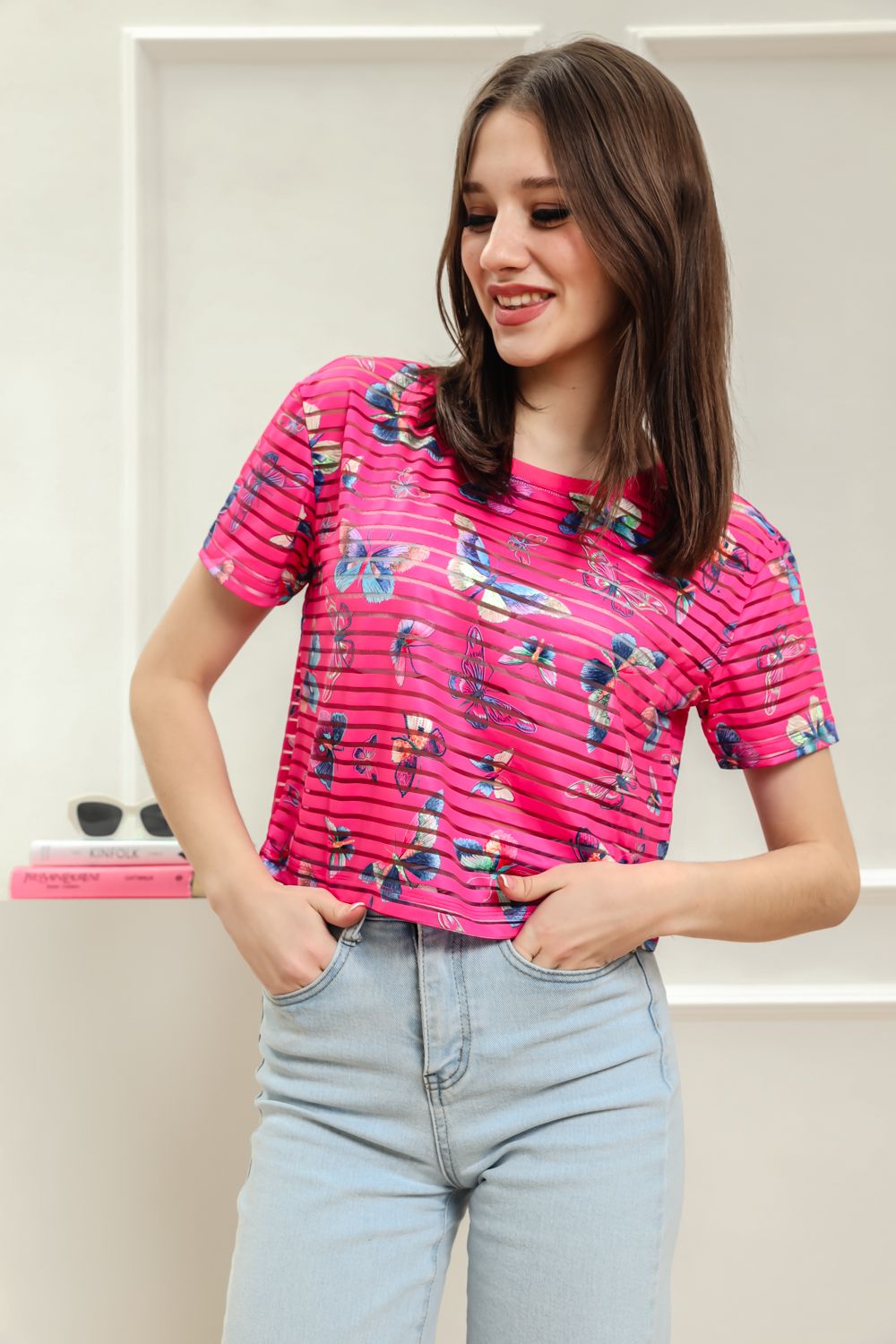 15F01002.2с топ женский - розовый