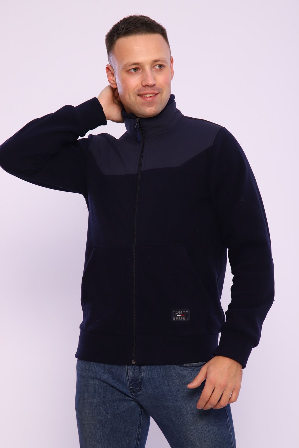 Толстовка 63156 - темно-синий