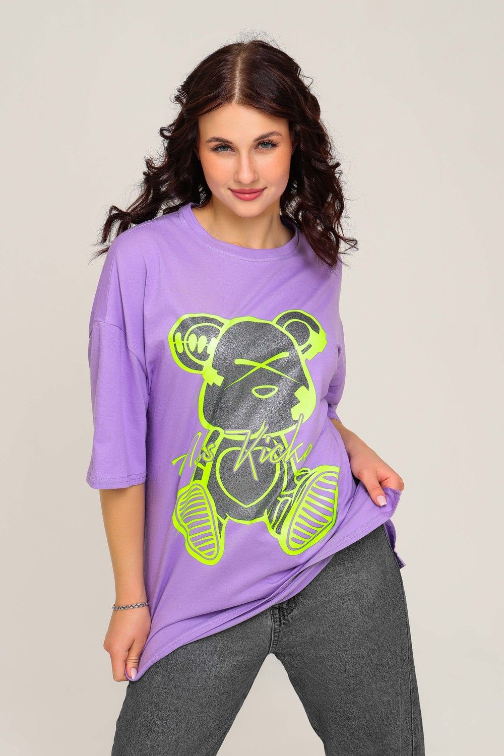 Футболка женская 50553 - сиреневый