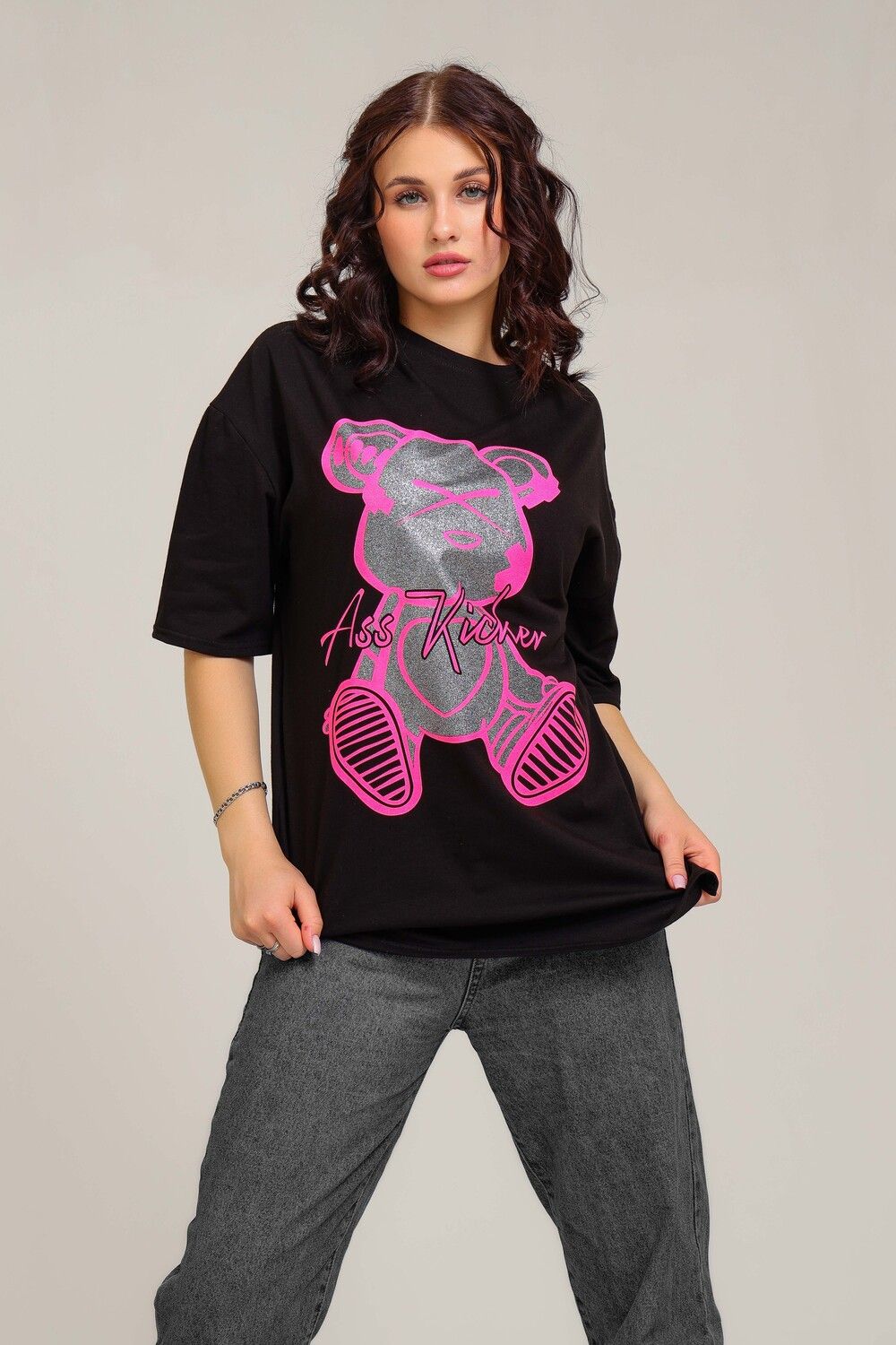 Футболка женская 50553 - черный