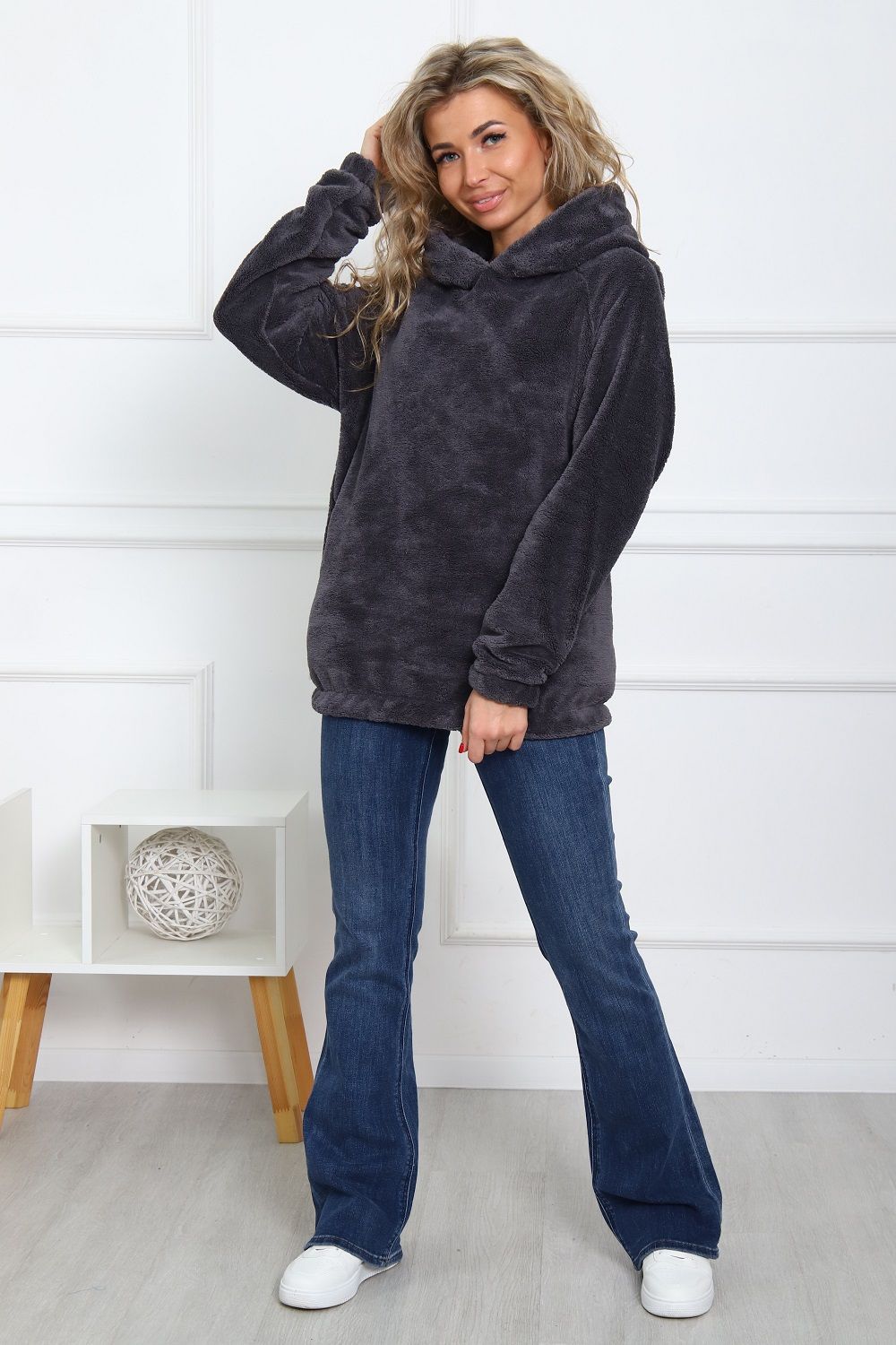 Толстовка 57136 - серый