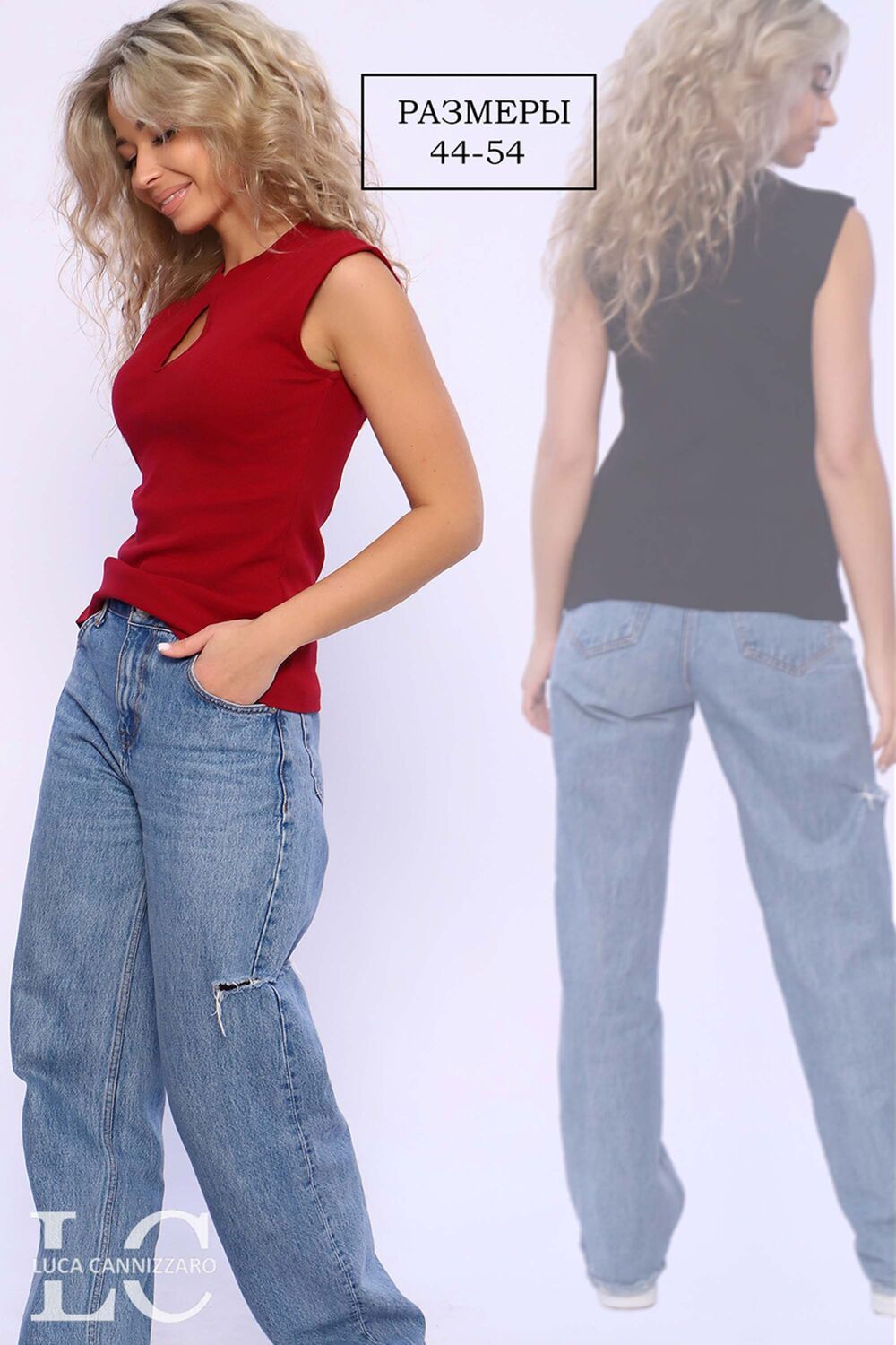 Футболка женская 86078 - бордовый