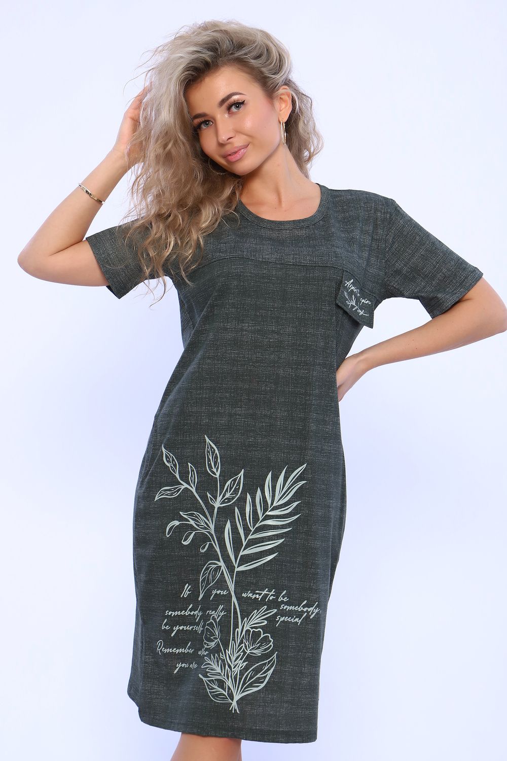 Туника 65056 - хаки