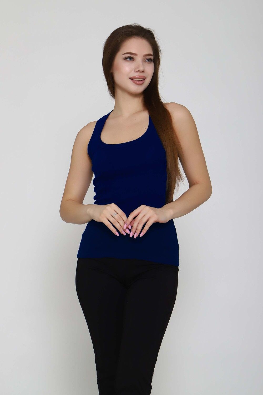 Майка женская 86082 - темно-синий