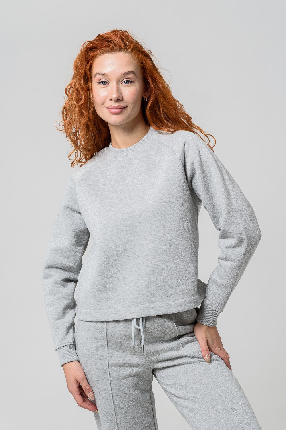 Толстовка женская 8466 - серый