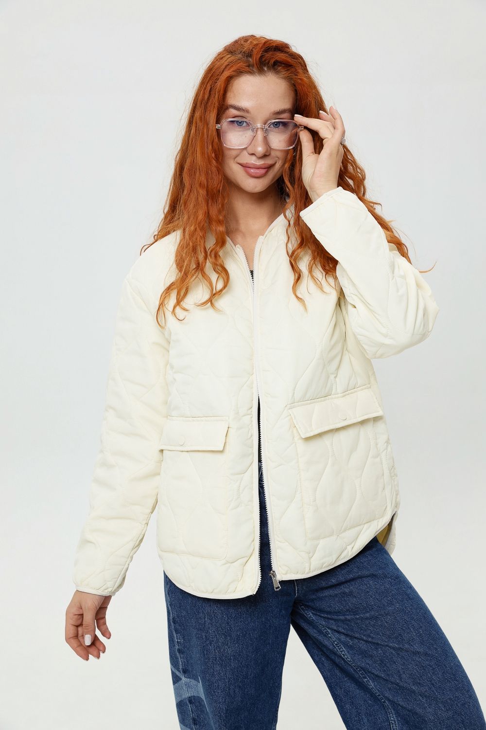 Куртка 28036 - молочный