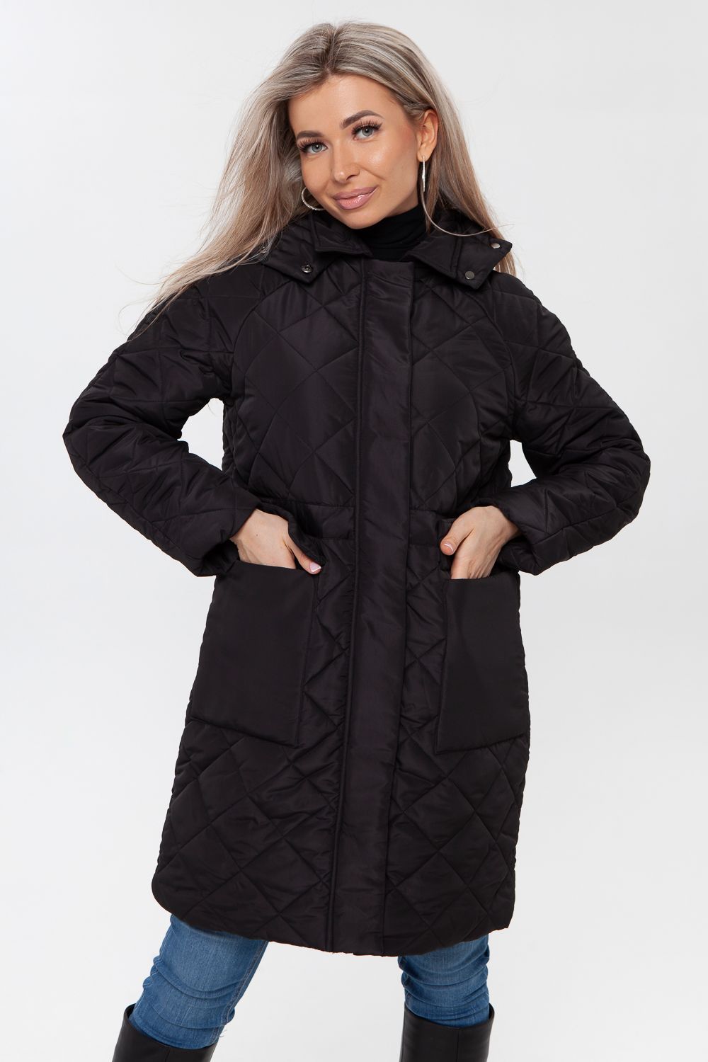 Пальто 28044 - черный