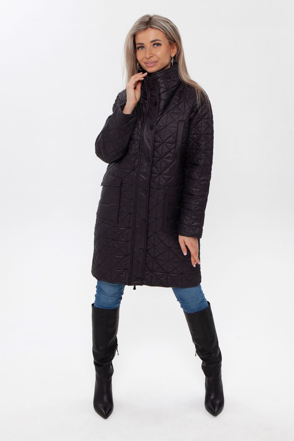 Пальто 28043 - черный