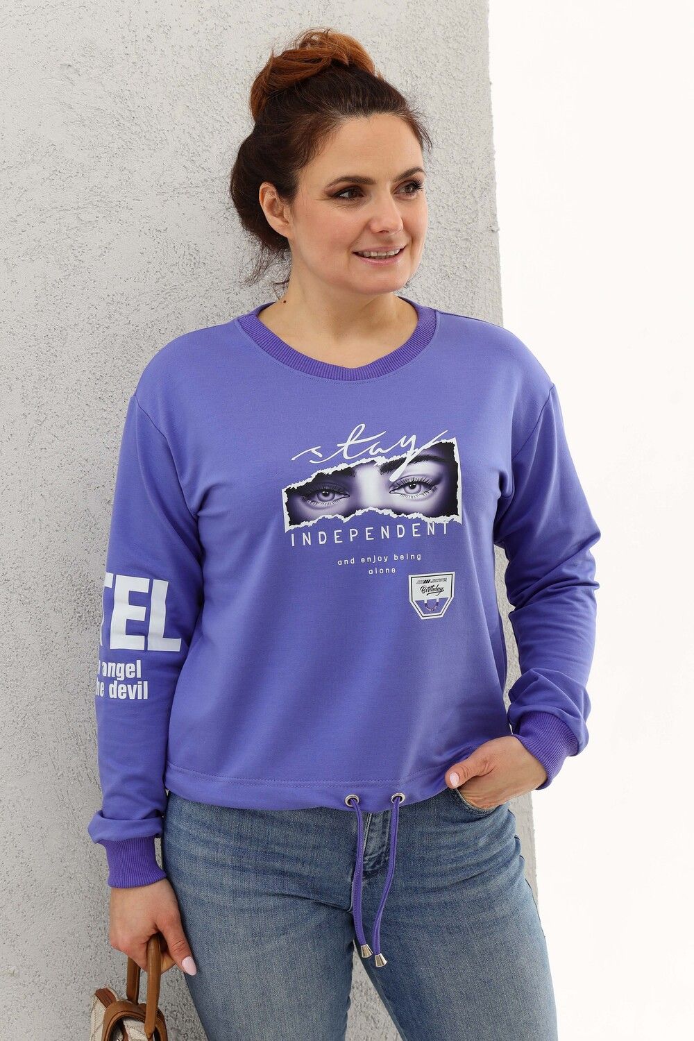 Толстовка 50519 - сирень