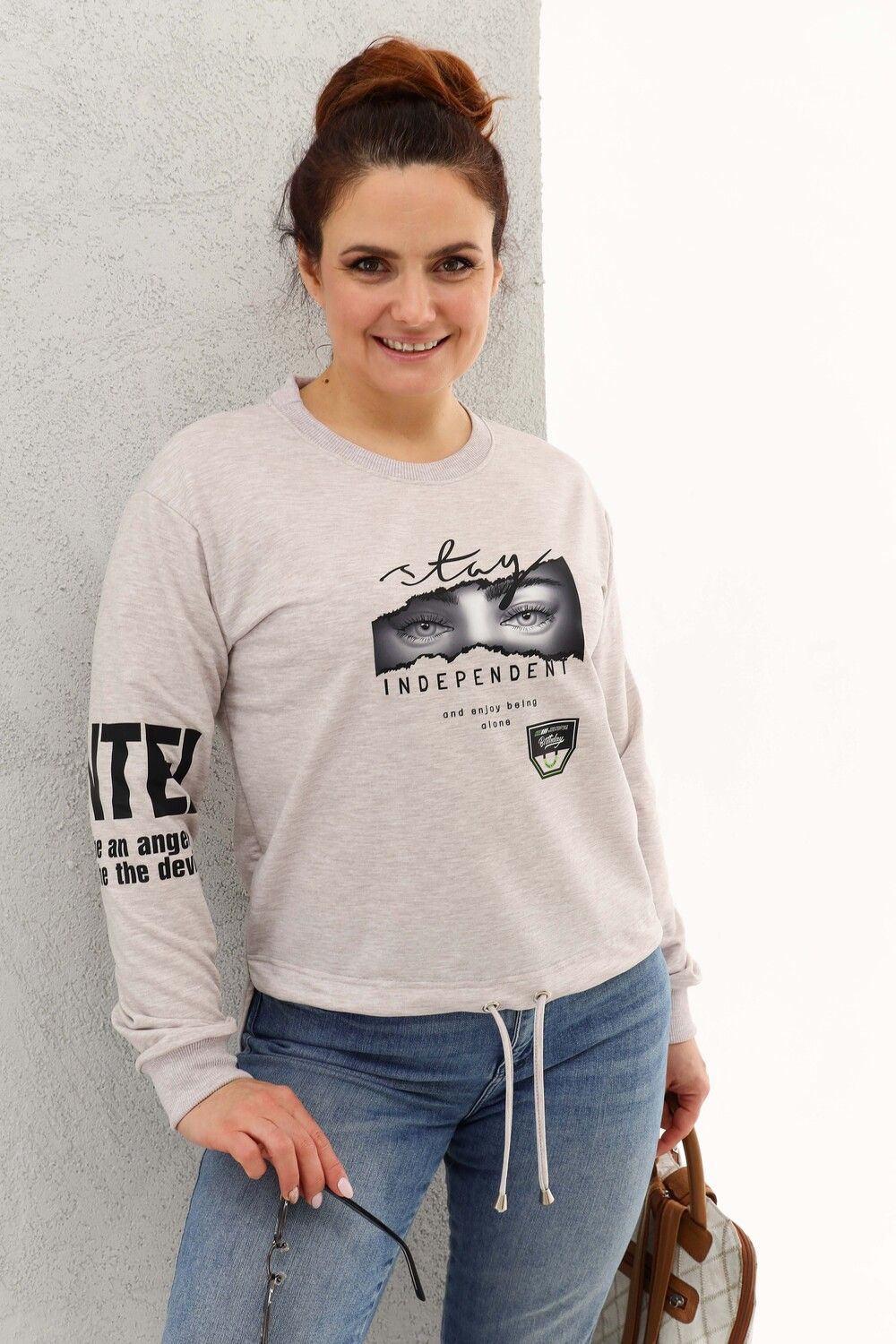 Толстовка 50519 - кремовый