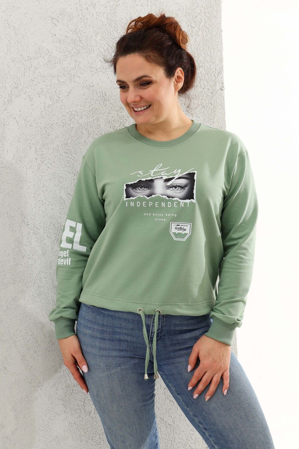 Толстовка 50519 - фисташка