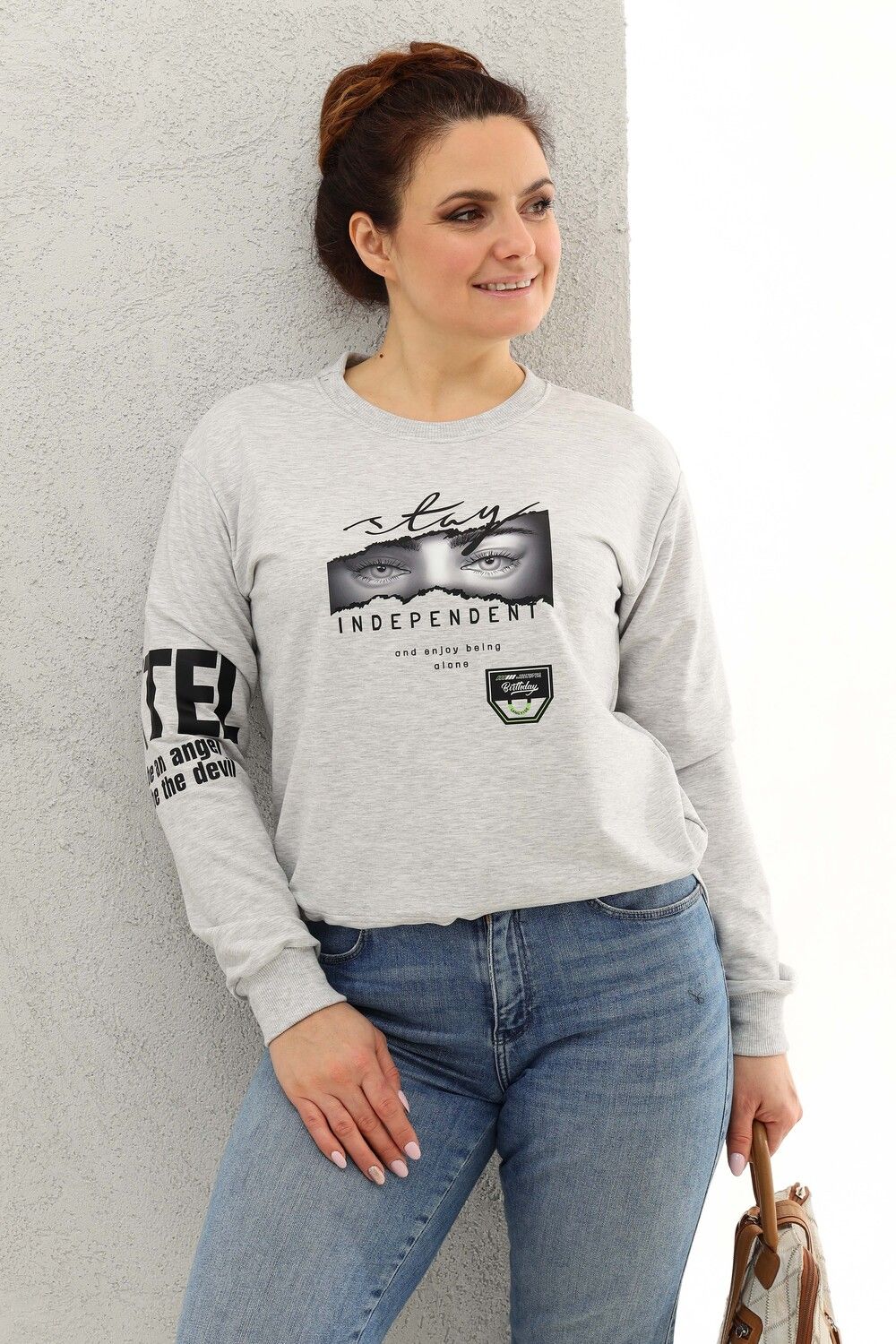 Толстовка 50519 - меланж