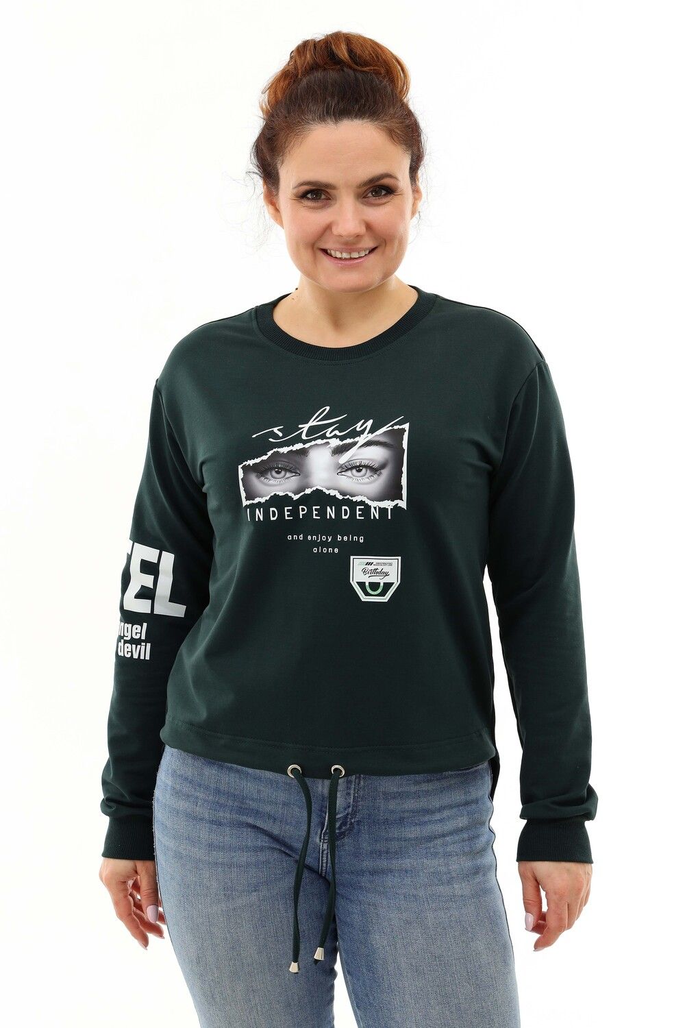 Толстовка 50519 - темно-зеленый