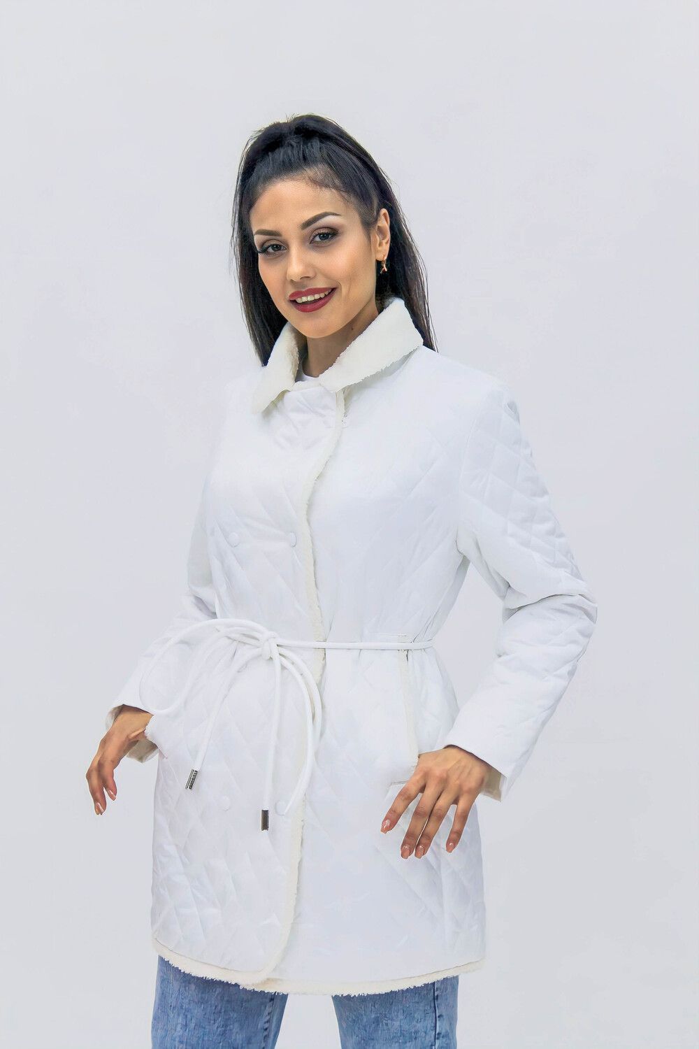 Куртка демисезоннная арт.326 Тренд Лайт Премиум - белый