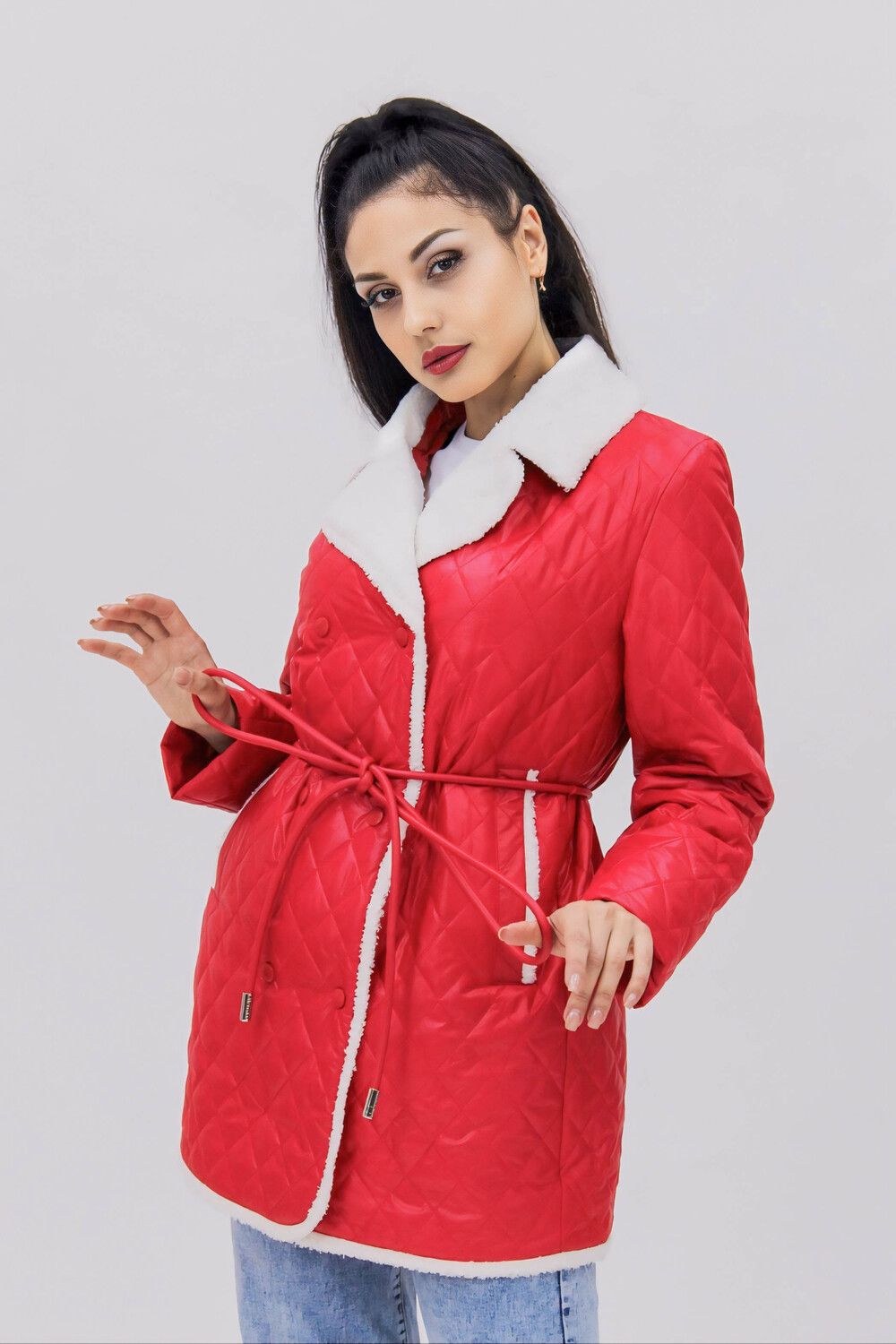 Куртка демисезоннная арт.326 Тренд Лайт Премиум - красный