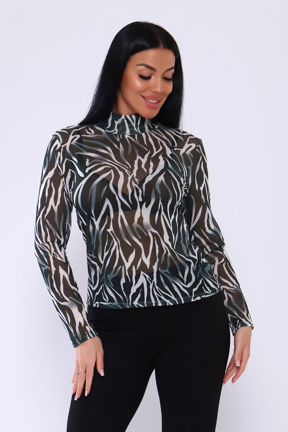 Водолазка 24675 - зебра