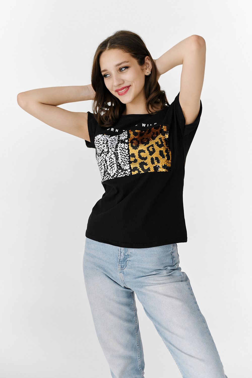 Футболка 7213 - черный