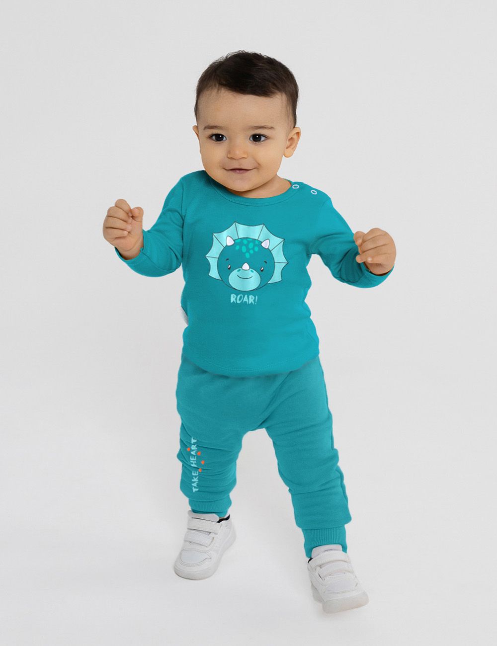 Джемпер интерлок Дин 20768 - морская волна