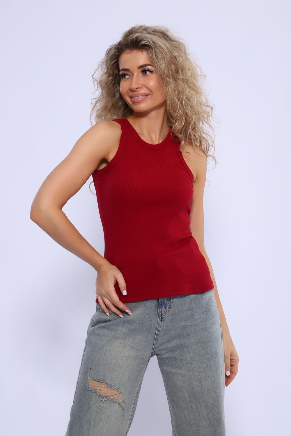 Майка 70114 - бордовый