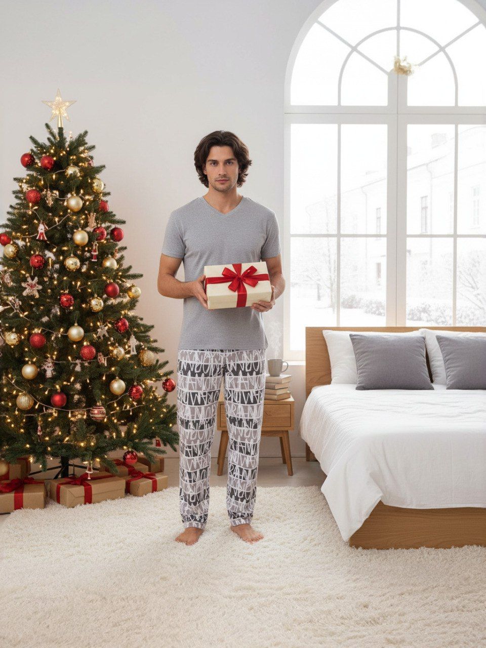 Костюм мужской Эмир - серый