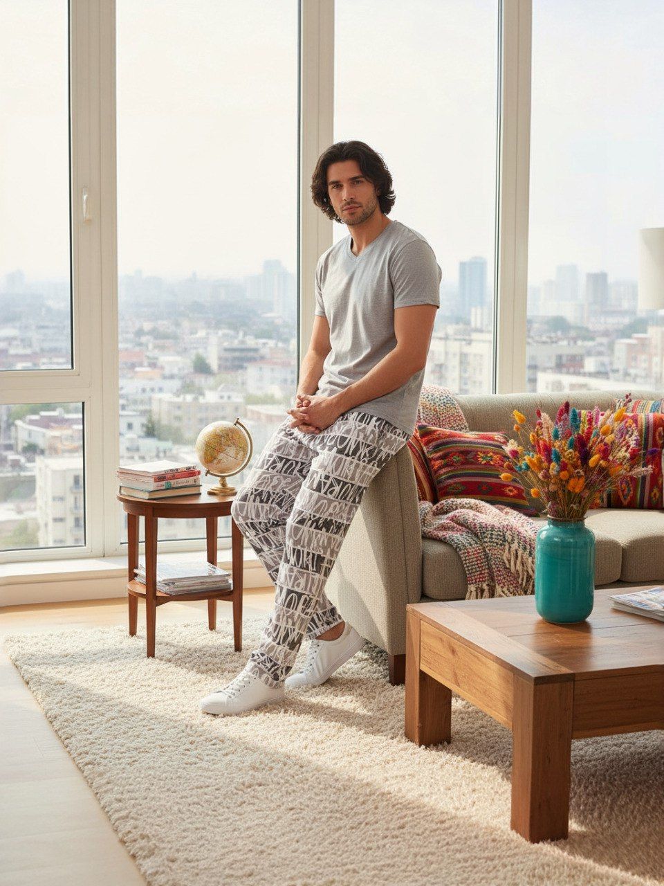 Костюм мужской Эмир - серый