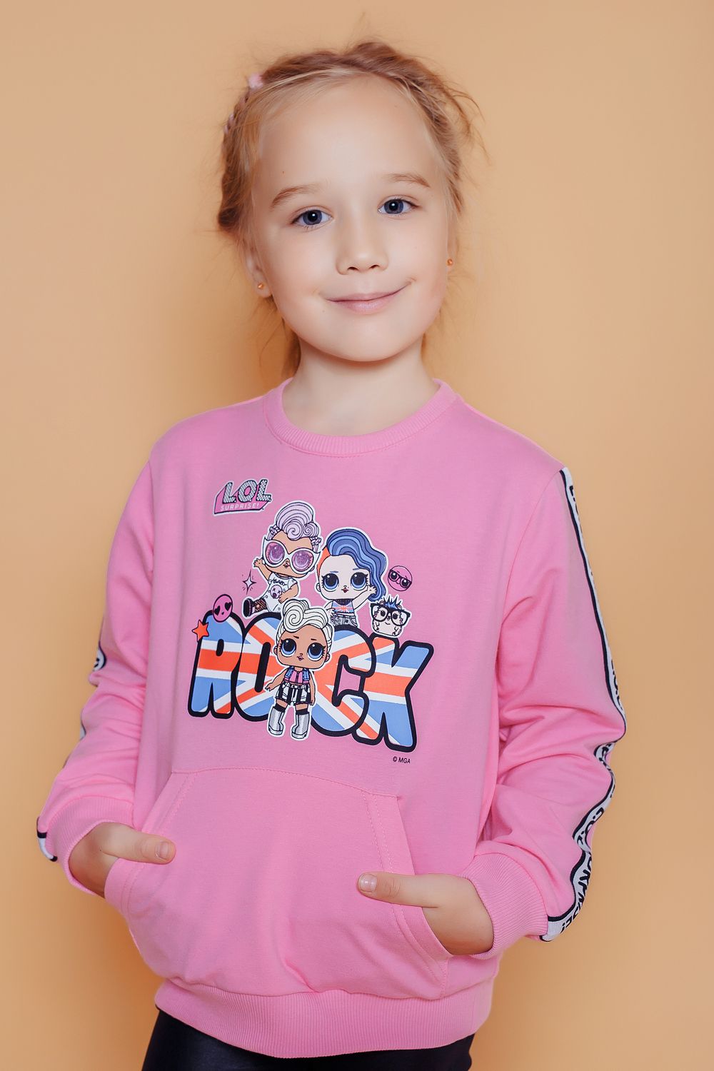 Свитшот 22724 детский LOL Surprise - розовый