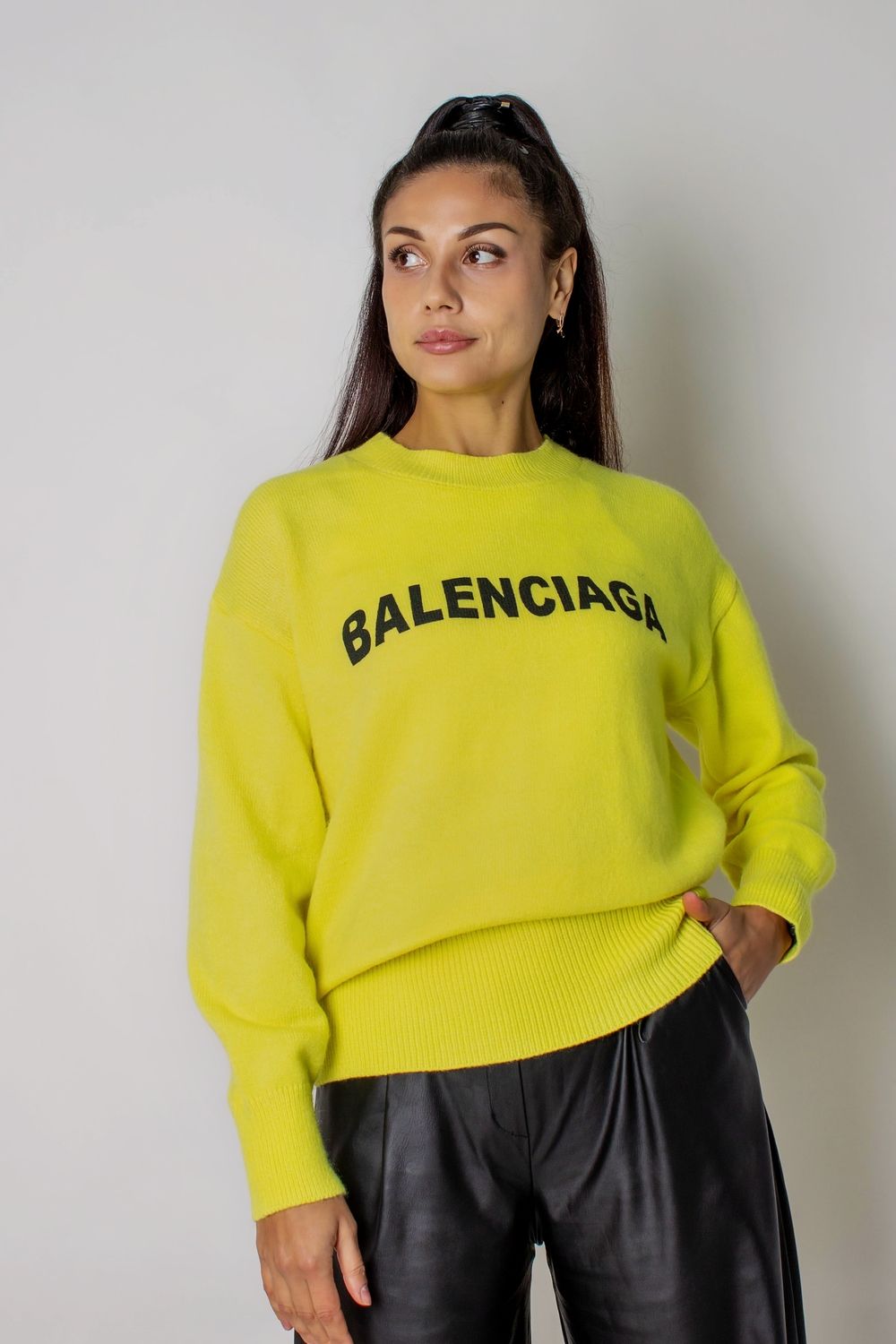 Теплая туника женская арт.1832 - желтый